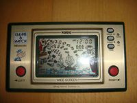 une photo d'Ã©cran de Popeye (Widescreen) sur Nintendo Game and Watch